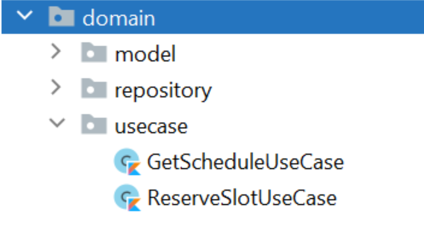 Use case classes