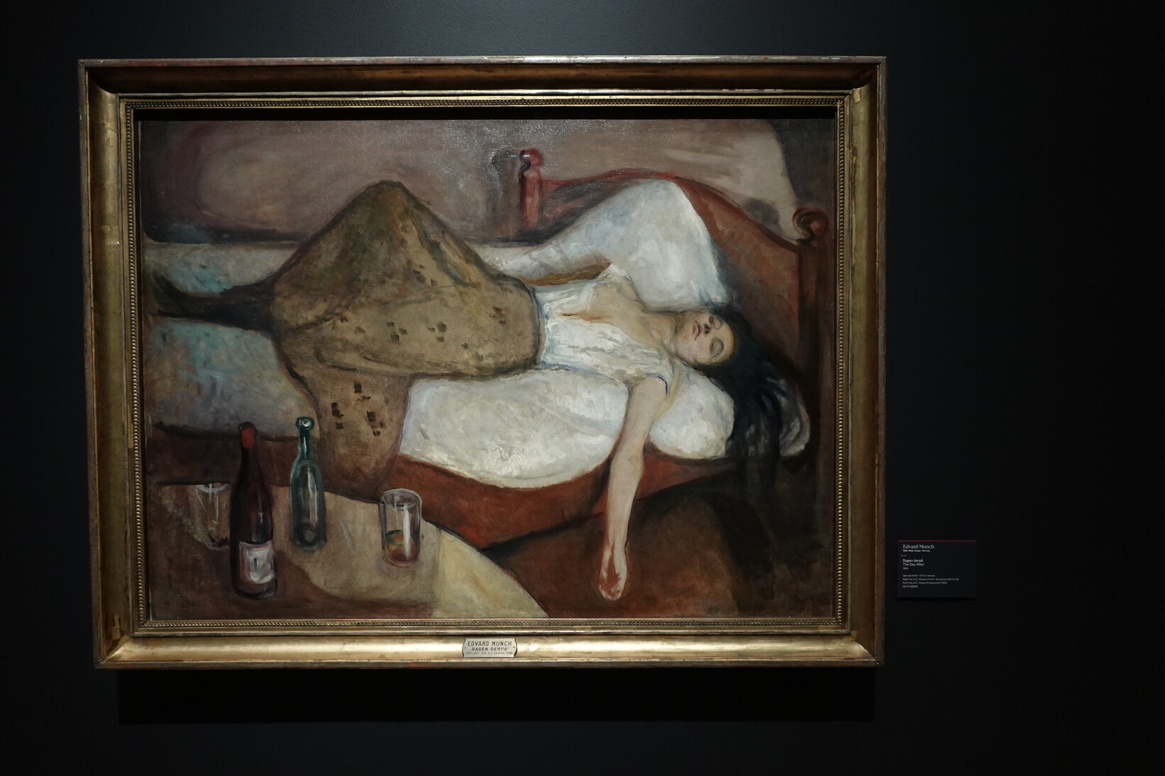 “The day after”, a painting by Edvard Munch