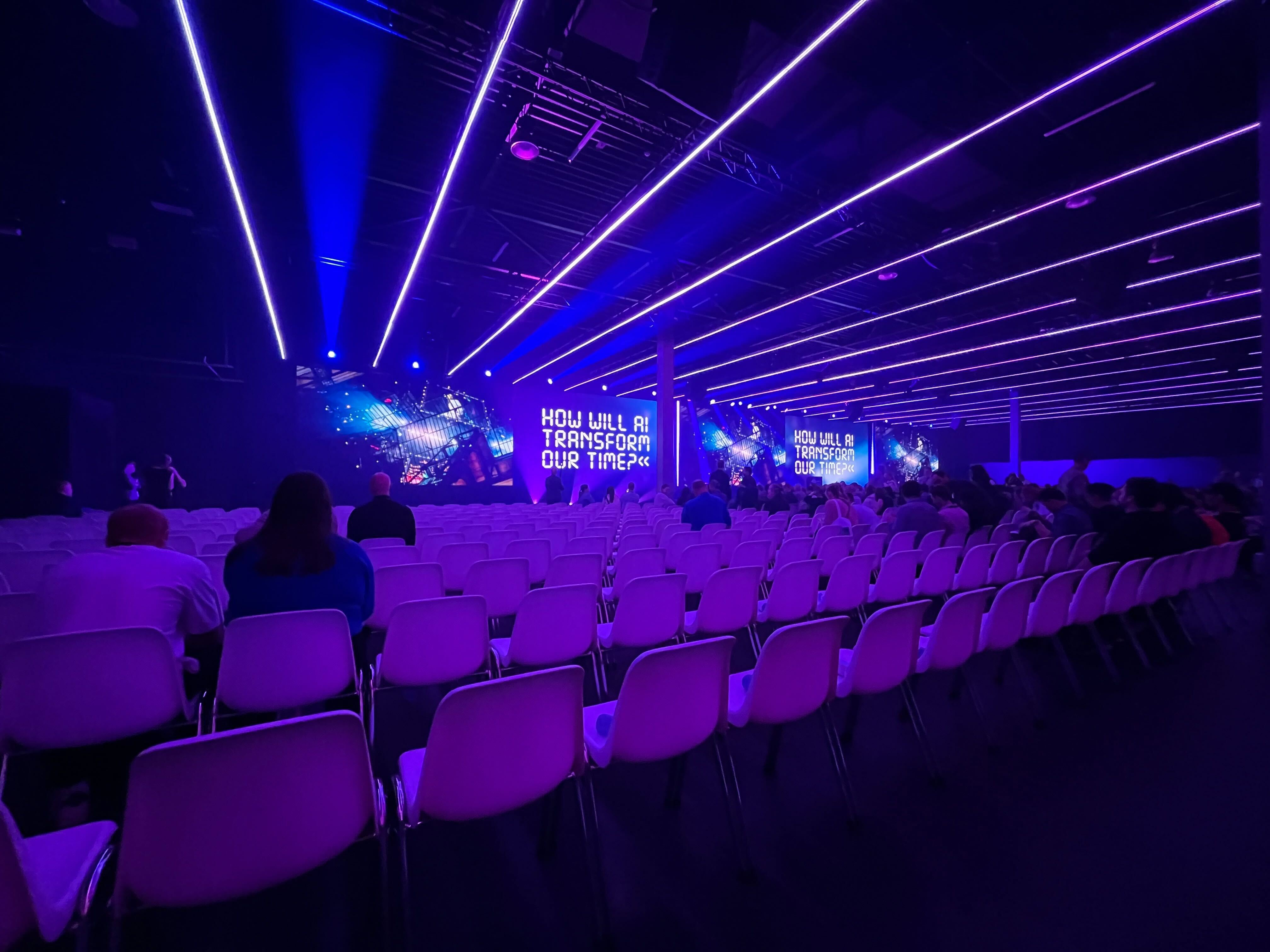 World AI Summit - seconds before opening keynote