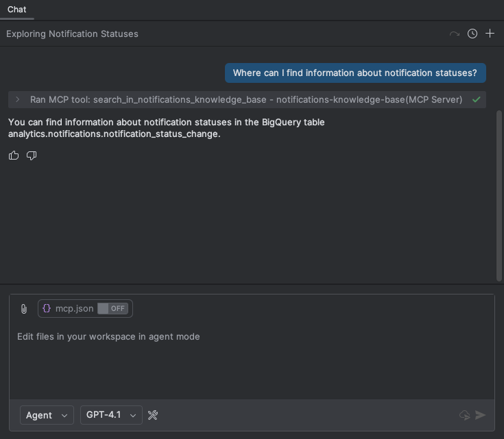 Copilot using a custom tool